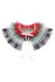 Girls 2-in-1 UAE National Day Swiss Dot Tulle Maxi Dress with Detachable Flag Ruffle Cape - 4