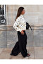 Women's Oversized Sweatpants with Cuff Stoppers - 4