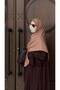 Premium Jacquard Hüma Large Size Scarf - Mink - 4