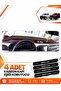 Toyota Hi̇lux (2016-2025) Compatible Front Dashboard Protection Cover Carpet - Black-Red - To019