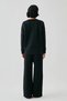Women's Black Manifest Oversized 2 Thread Tracksuit Home Wear Set - 7