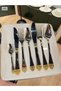 Lorena Gold 84 Piece Cutlery Set