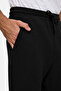 Eron Black Straight Leg Embroidered Cotton Standard Fit Men's Sweatpants - 4