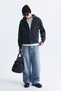 Boxy fit hooded sweatshirt - 2