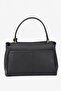 Nessa Faux Leather Shoulder Bag with Lock Detail - 2