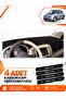 Nissan Micra March (2005-2010) Compatible Front Torpedo Protection Cover - Black-Brown - Ni007