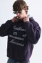 Oversize Printed Washable Sweatshirt - 3