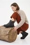 Women's Genuine Leather Soft Padded Sole Sporty Style Zippered Orthopedic Daily Boots M27Kb/8470 - 4