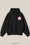 Women's Colorful Heart Star Printed Hooded Sweatshirt Wide Leg Sweatpants 100% Cotton Tracksuit Set - 3