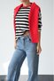 Women's Striped Long Sleeve Knitwear Sweater - 3