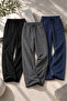 Men's Elastic Baggy Sweatpants 3-Piece Set