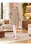 Women's Quilted Hooded Seasonal Tunic Coat - 3