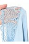 Rochie mini, albastru - 7