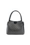 Platinum - Women's Handbag with Black Logo Sp1254