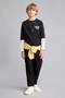 Long Sleeve Boys' Sweatshirt H7087A8/Bk81 Black - 4