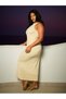 Rochie maxi, galben - 5