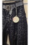 Italian Trousers with Leopard Pattern and Leather Look - 3