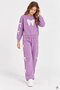 Lila Girl's Butterfly Embroidered Shawl-Shoulder Sweatshirt Set 24978 - 3