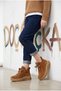 Women's Orthopedic Genuine Leather Suede Sports Style Thick Sole Daily Boots M27Kb/4155 - 2