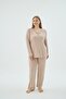 17355 Women's Big Size Long Sleeve Pajama Set - 2