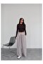Elastic Waist Modal Wide Leg Trousers - 4
