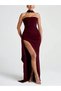 Rochie de ocazie, vișiniu - 6