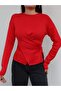 Buttoned Asymmetrical Cut Sweater - 2