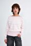 Boat Neck Striped Knit Sweater K3525 - 5