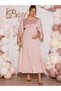 Rochie mini, roz - 6
