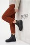 Women's Genuine Leather Soft Padded Sole Sporty Style Zippered Orthopedic Daily Boots M27Kb/8470 - 2