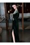 Rochie maxi, verde - 4