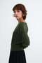 Kayık Neck Blouse P13188 - 4