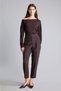 Slim Fit One Shoulder Long Sleeve Basic Sweatshirt I8676Ax26Au - 3