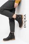 Women's Genuine Leather Orthopedic Zippered Classic Flat Heeled Daily Boots M27Kb/4110 - 4