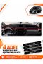 Citroen Berlingo B9 with Screen Without Cover (2008-2017) Compatible Dashboard Cover - Black-Red - Ci012