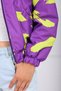 Women's Stand Collar Bomber Jacket with Pockets and Elastic Waist - 7