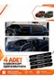 Peugeot Ri̇fter (2018-2026) Compatible Front Torpedo Protection Case Carpet Cover - Black-Blue - Pe028