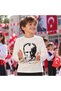 29 October Republic Day Ataturk Printed Children's Long Sleeve T-Shirt Ecru - 4