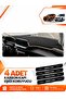 Peugeot 2008 (2020-2026) Compatible Front Cover Glove Box Protection Protector Carpet - Black-Beige - Pe011