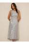 Rochie maxi, gri - 7