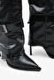 Kause Women's Accessory Boots - Black Lizard - 5