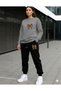 Unisex Oversize Winter Sweater 2 Thread Seasonal Tracksuit Set Casual Sport Stylish Two-Piece Set