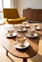Sabina 6-Person Porcelain Coffee Cup Set - 100 ml