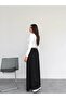Elastic Waist Modal Wide Leg Trousers - 4