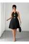 Rochie mini, negru - 5