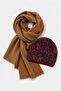 Ds Damat Beige Atki Beanie Set