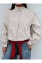 High Collar Jacket with Drawstring Detail E.H Collection - 6