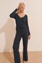 Ribbed 2-Piece Pajama Set - 4