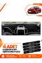 Chevrolet Aveo T300 (2011-2015) Compatible Dashboard Protection Protective Cover Carpet Cover - Black - Ch009