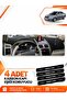 Geely Emgrand Ec7 (2009-2014) Compatible Front Cover Dashboard Protection Carpet - Black-Beige - Ge001